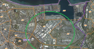 terrain de 3 811m2  zone industrielle no3 le port