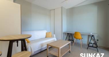 a louer à la riviere - appartement t1 meublé de 30 m² avec jardinet - loyer 657  cc - disponible le 03/10/2025