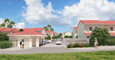 villas mitoyennes à coté du nouveau c.h.u. les abymes