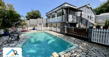 saint joseph 97480 - charmante villa f3/4 - beaux volumes - agrÉable À vivre - piscine - quartier agrÉable