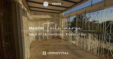 À vendre ! maison sur 2 niveaux avec jardin