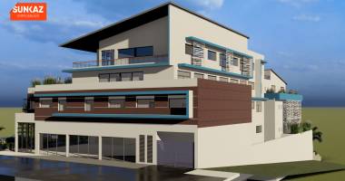 saint pierre  centre ville - local neuf de 213 m²   ou divisible en deux parties-  loyer 5 000   ht- négociable