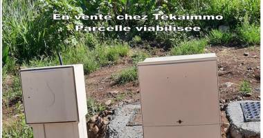 terrain viabilisé  359m² en zone saint -andré