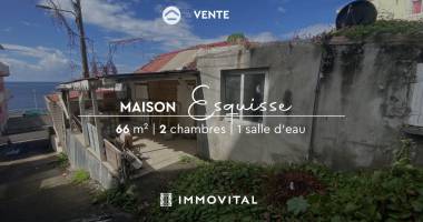 maison ti kaz maison t3 à rénover à bas du bourg