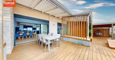 villa d'architecte f4 : luxe, modernité, entièrement meublée et panorama à couper le souffle