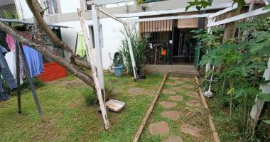 appartement f3 vendu loué de 70m2 avec jardin au centre ville de saint-andré