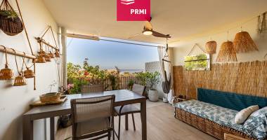prmi : appartement 3 pièces avec varangue et vue mer au c.v. saint-leu