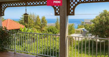 maison f4 avec vue mer et terrain de 746 m² à la possession ? ravine à malheur