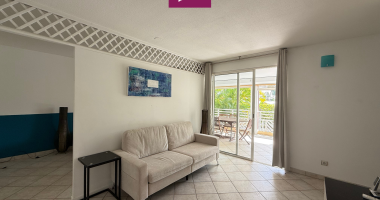 location appartement t2 meublé à bas-du-fort, proche commerces et plages, guadeloupe